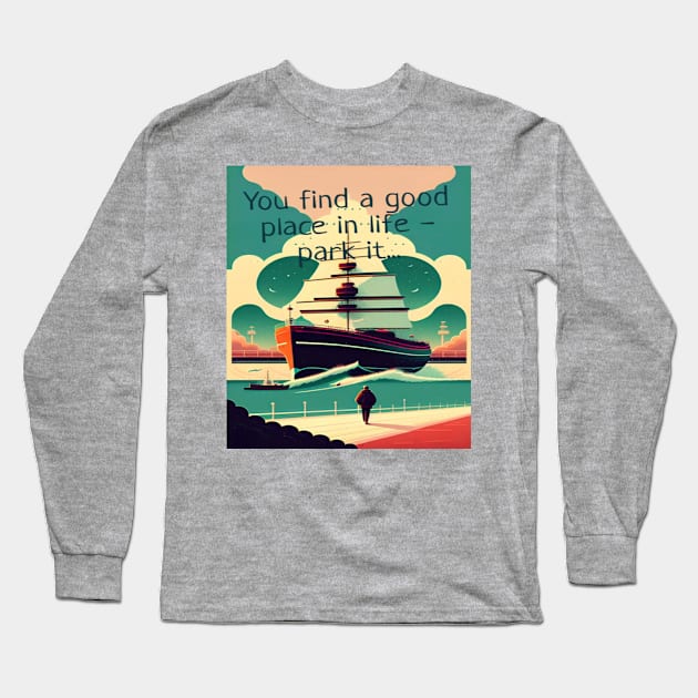 "the wisdom of our life" Long Sleeve T-Shirt by umculi